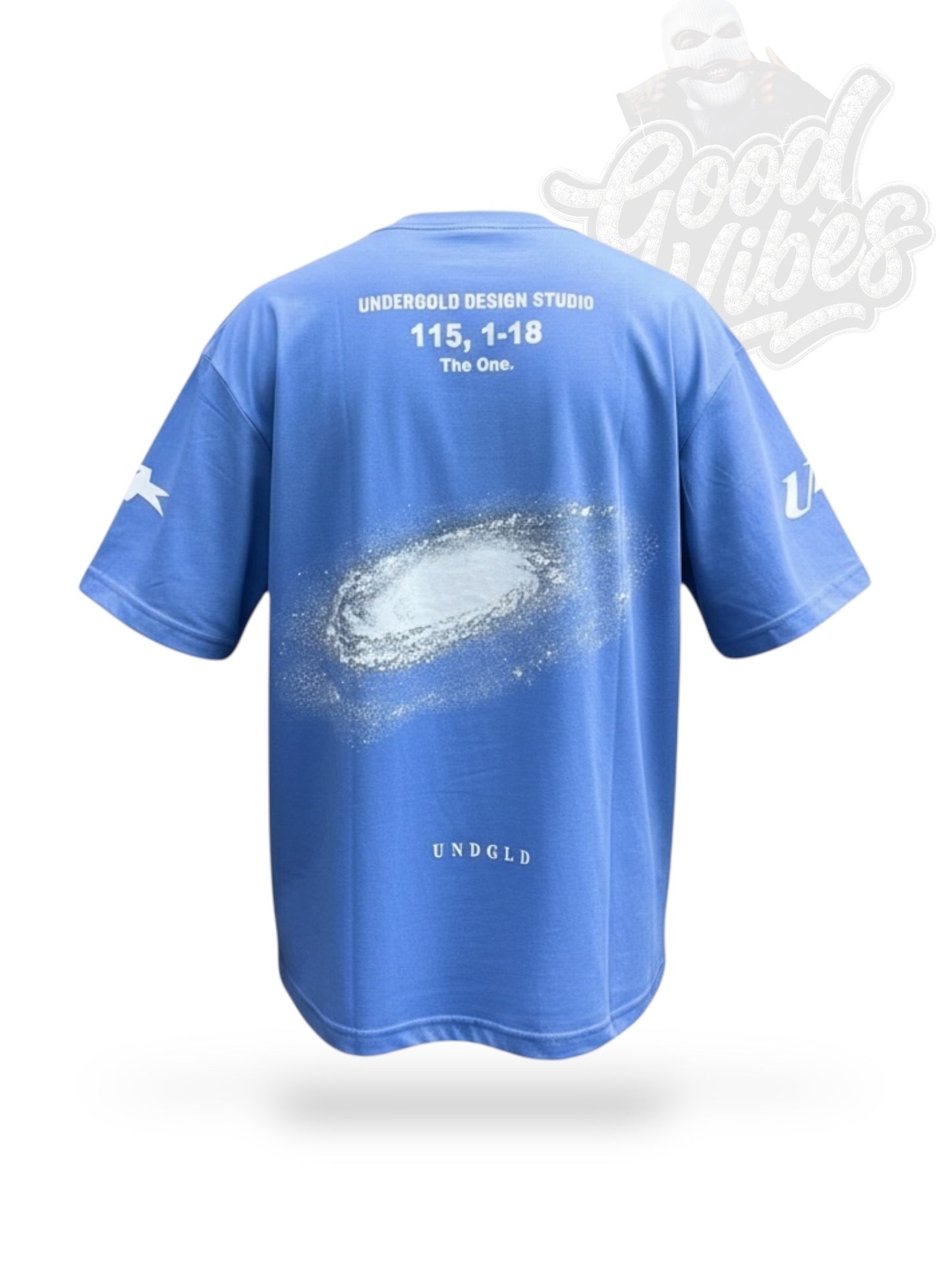 CAMISETA UNDERGOLD EN PIEDRERIA CUELLO REDONDO.