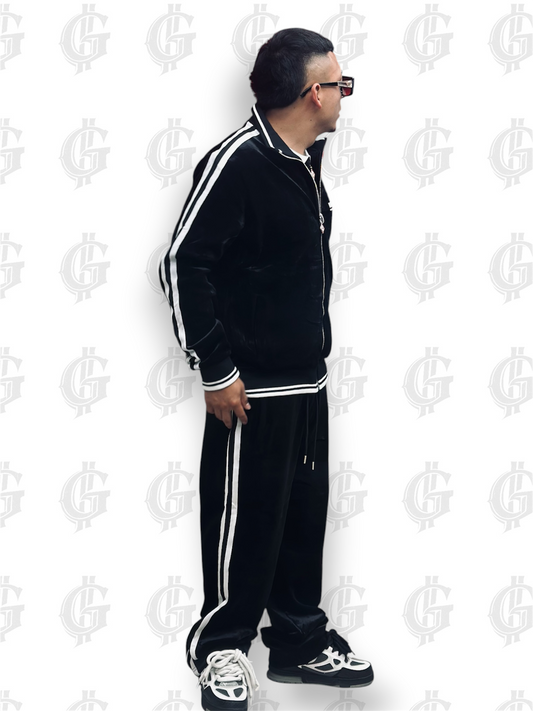 CONJUNTO CASA BLANCA EN TERCIOPELO- EDICIÓN EXCLUSIVA.