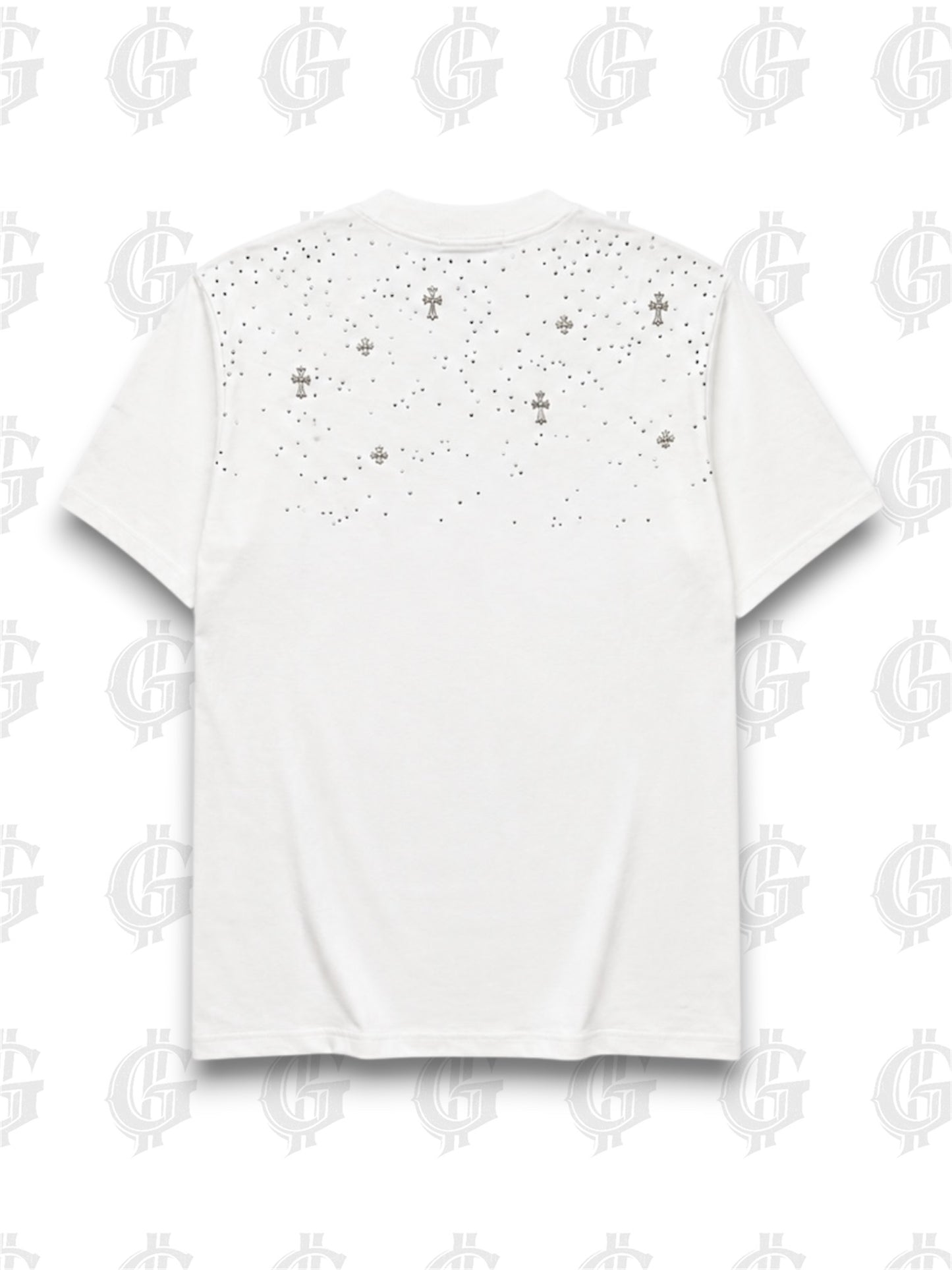 CAMISETA CHROME HEART CUELLO REDONDO.