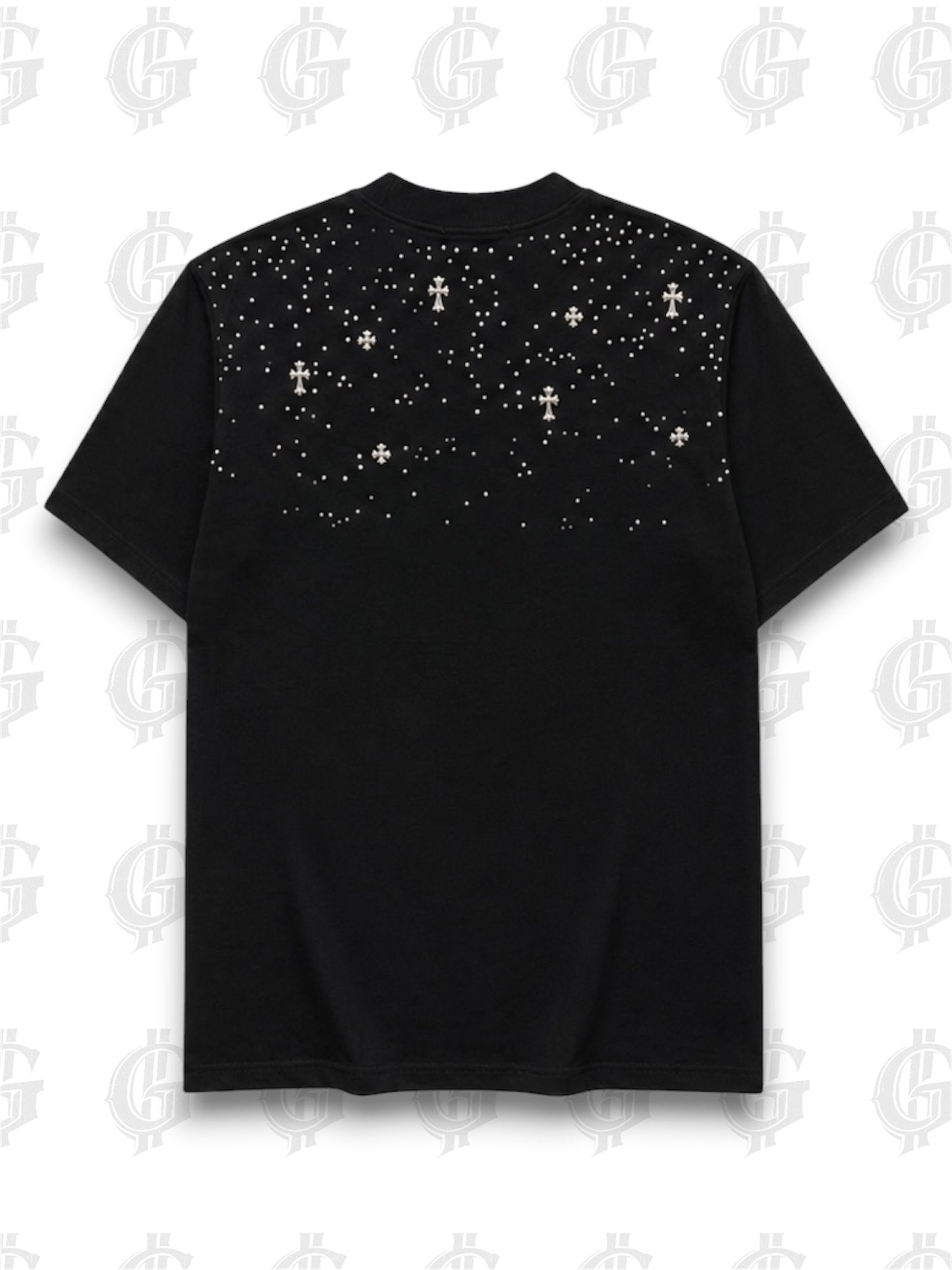 CAMISETA CHROME HEART CUELLO REDONDO.