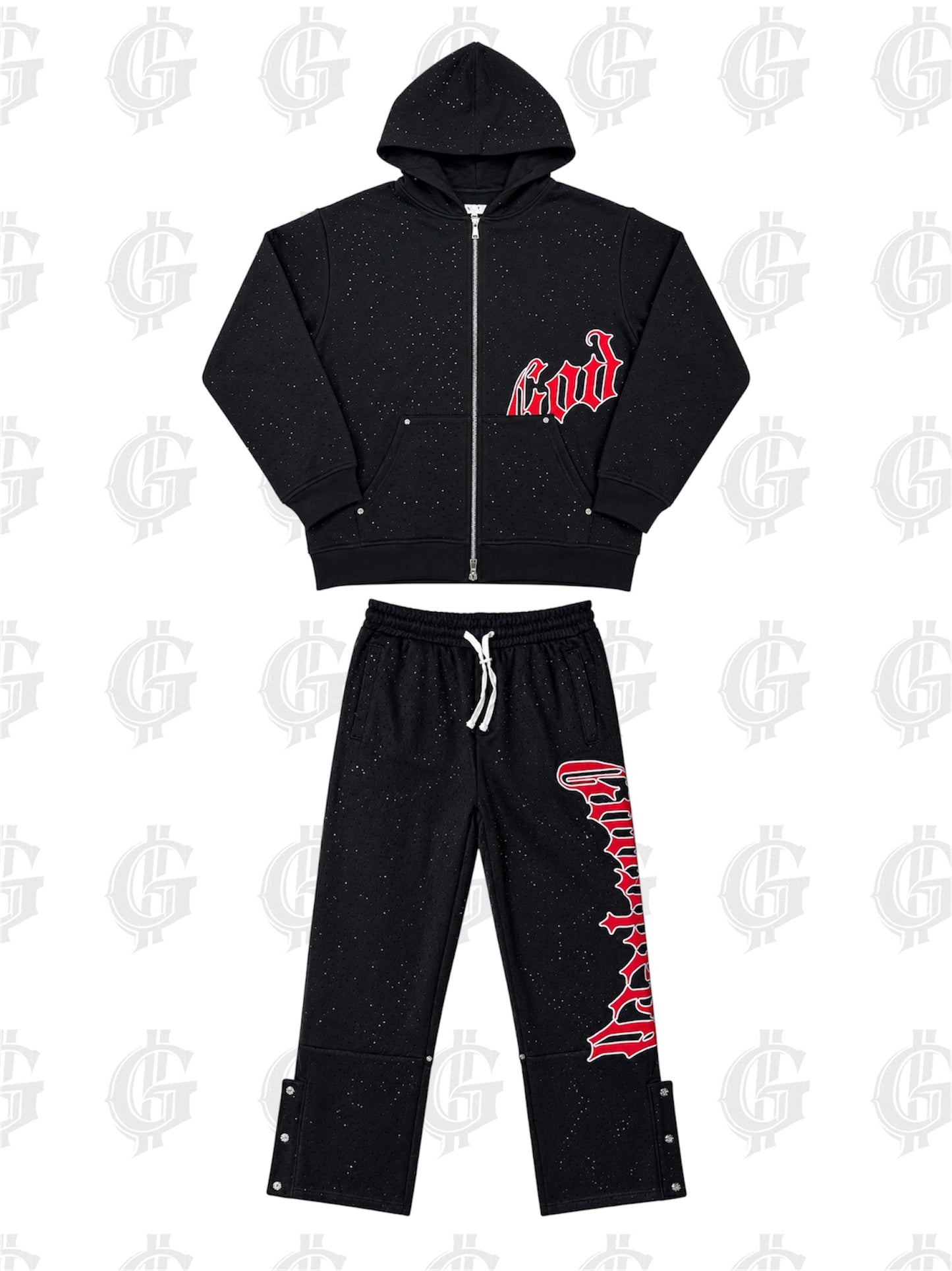 CONJUNTO GODSPEED EN PIEDRERIA.