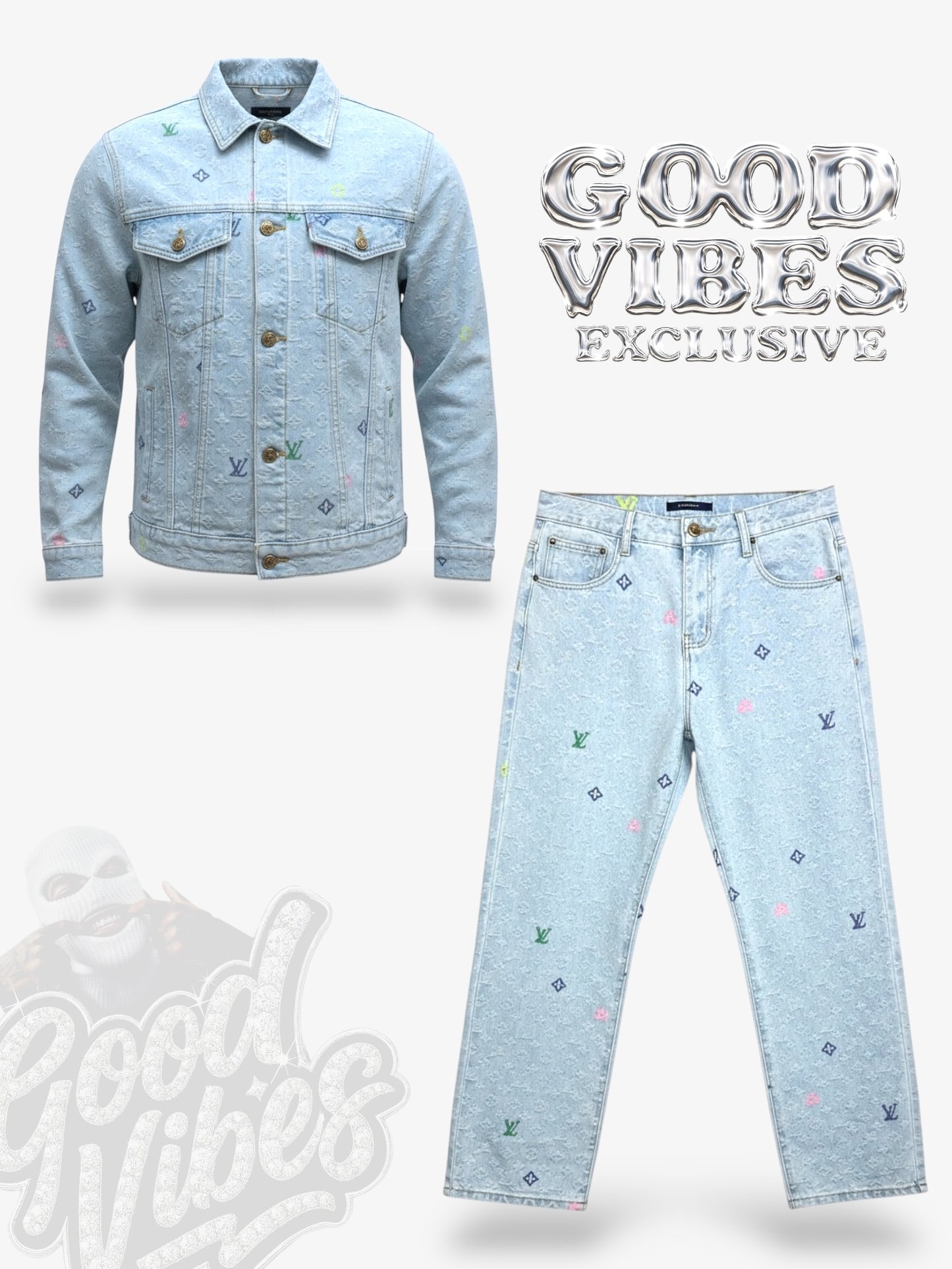 CONJUNTO DE JEAN LUIS VUITTON EXCLUSIVE.