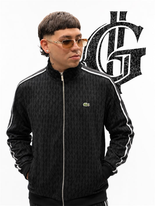 CONJUNTO LACOSTE EXCLUSIVE NEGRO.