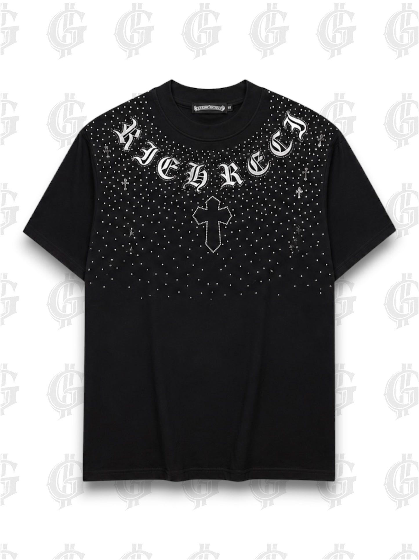 CAMISETA CHROME HEART CUELLO REDONDO.