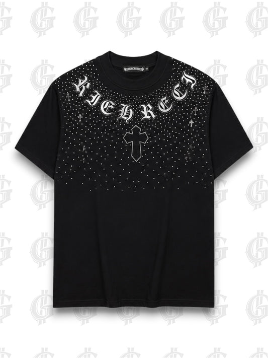 CAMISETA CHROME HEART CUELLO REDONDO.