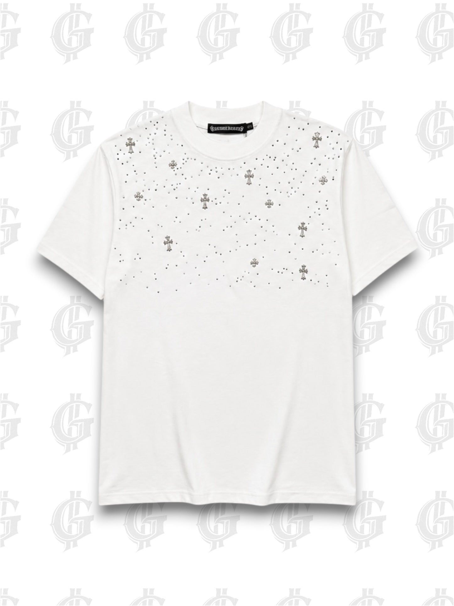 CAMISETA CHROME HEART CUELLO REDONDO.