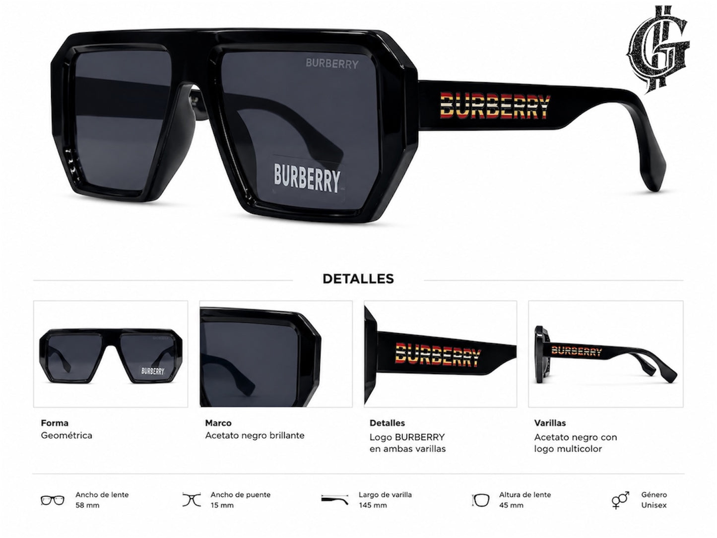 LENTES DE LUJO LONDON BURBERRY.