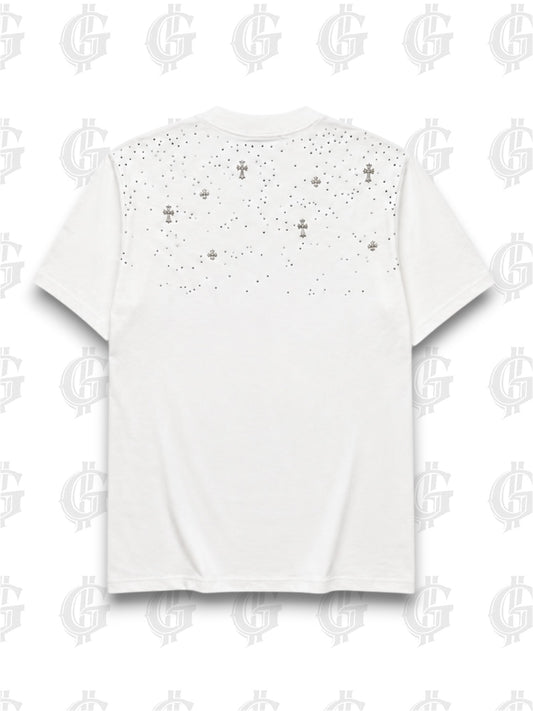 CAMISETA CHROME HEART CUELLO REDONDO.