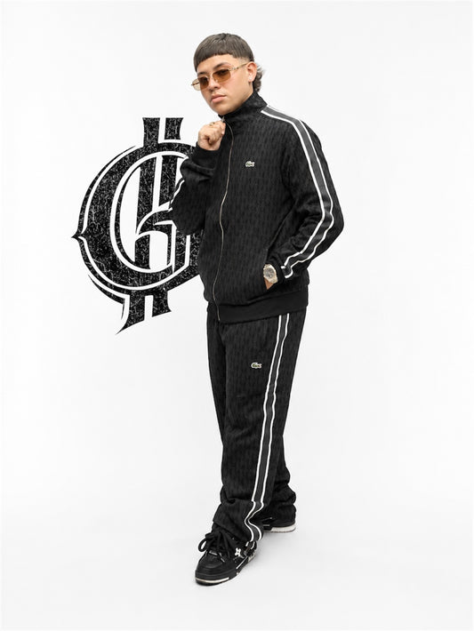 CONJUNTO LACOSTE EXCLUSIVE NEGRO.