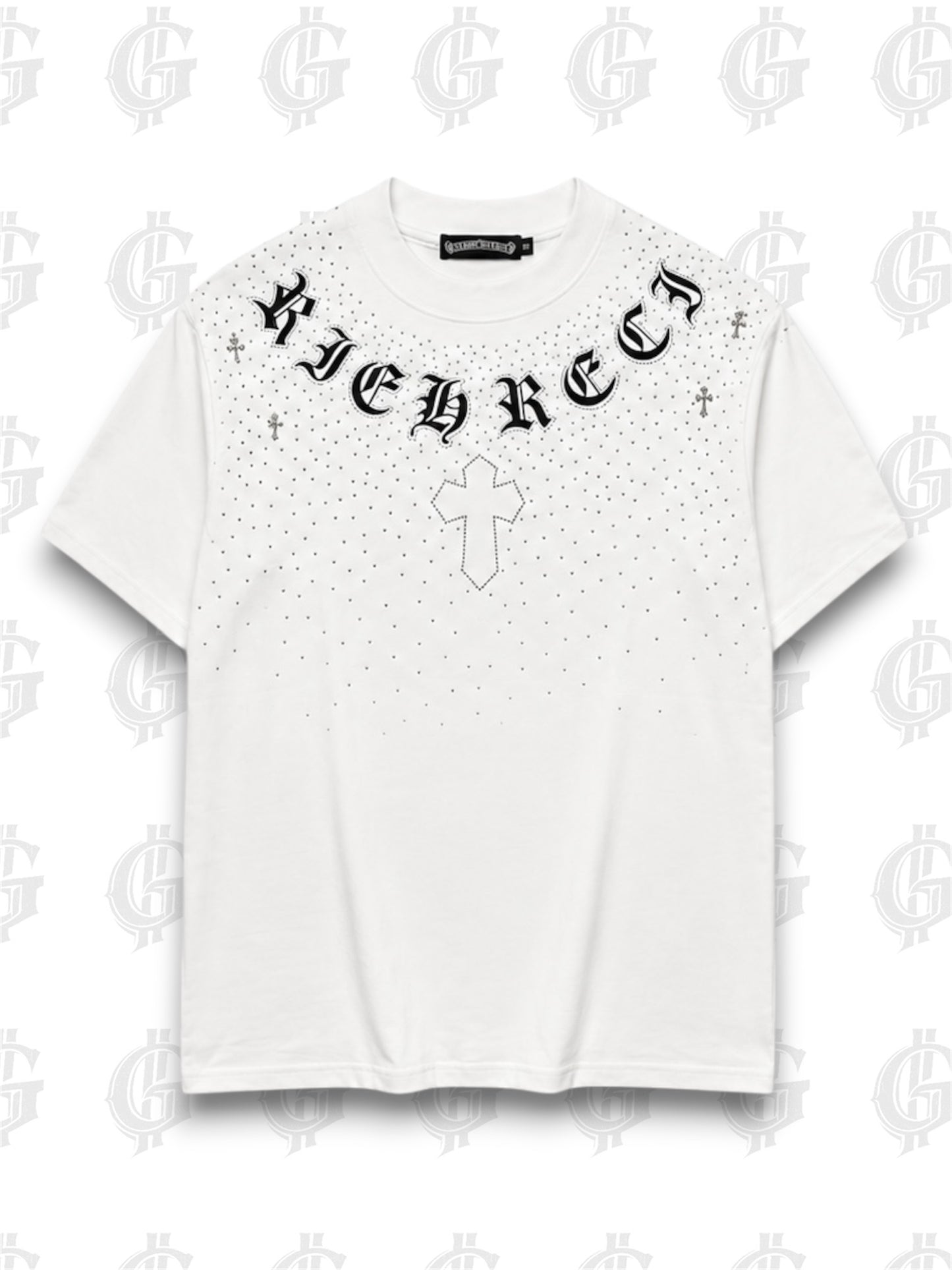 CAMISETA CHROME HEART CUELLO REDONDO.