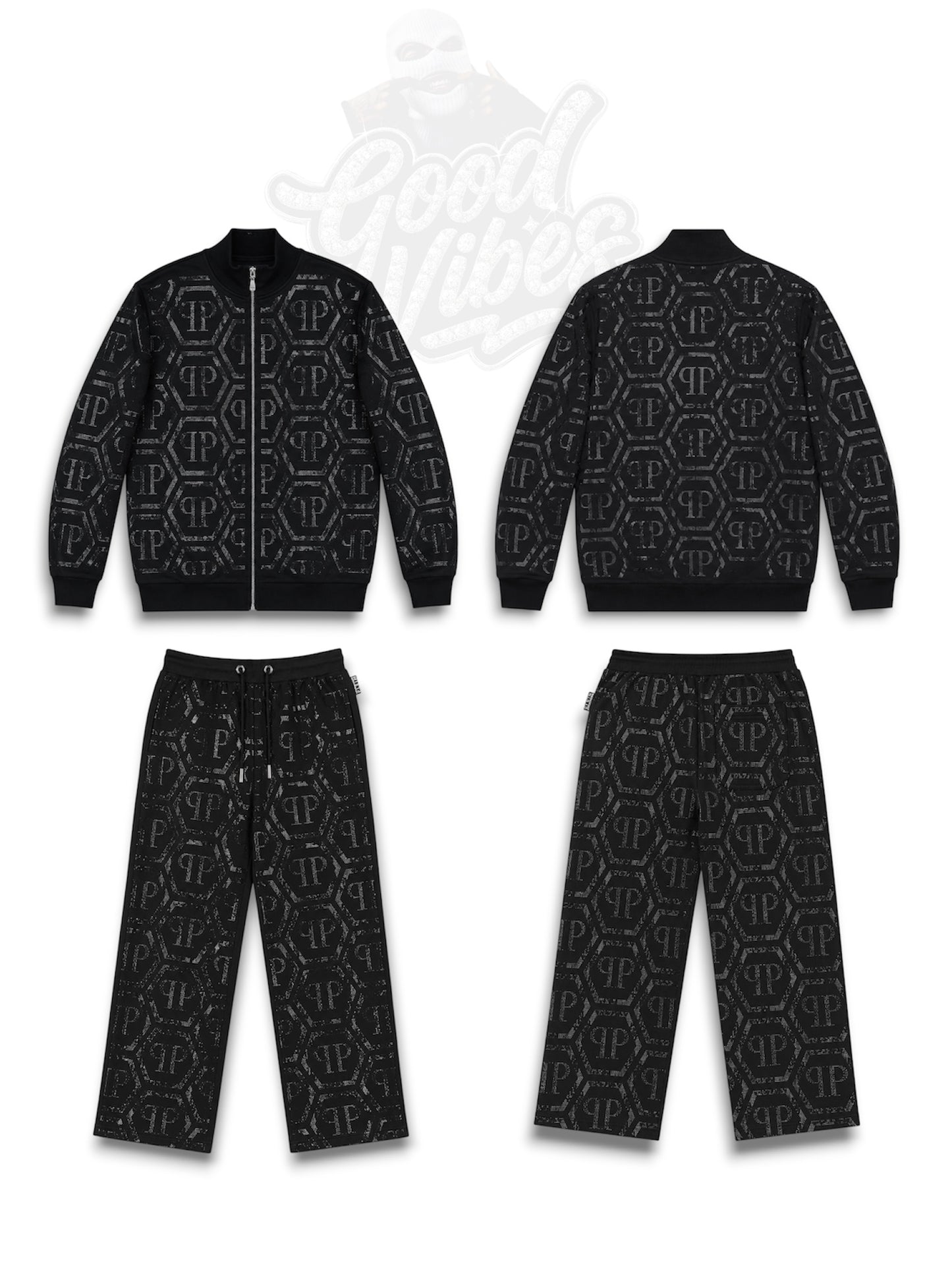 CONJUNTO PHILIP PLEIN EN PIEDRERIA.