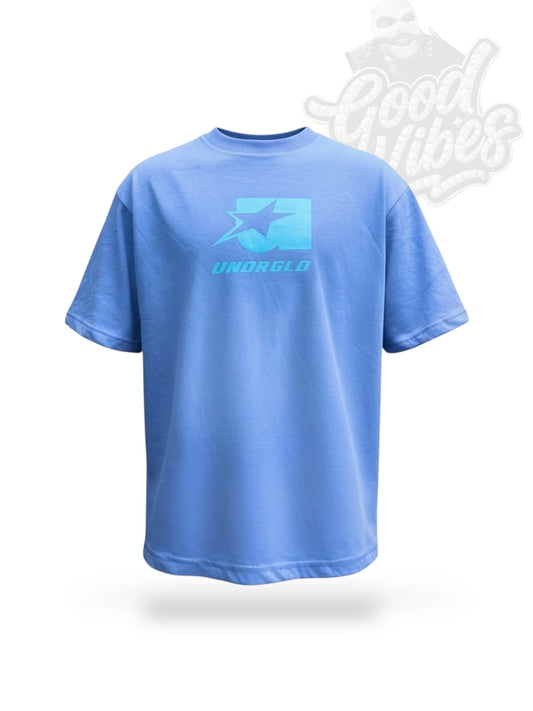 CAMISETA UNDERGOLD EN PIEDRERIA CUELLO REDONDO.