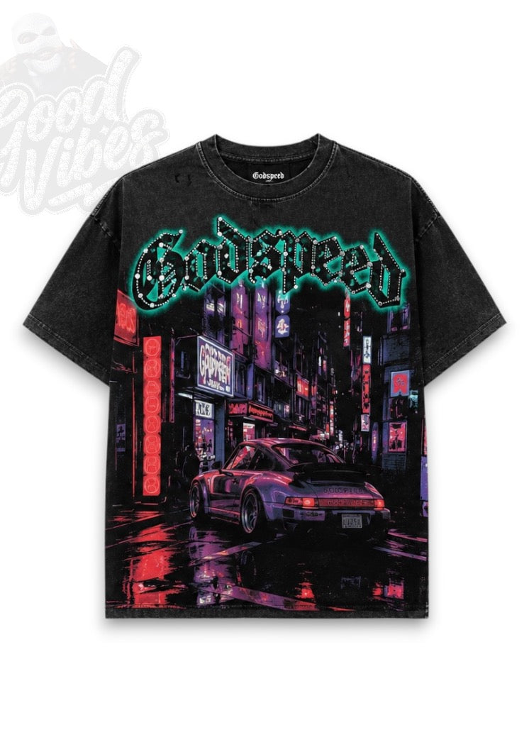 CAMISETA GODSPEED CUELLO REDONDO.