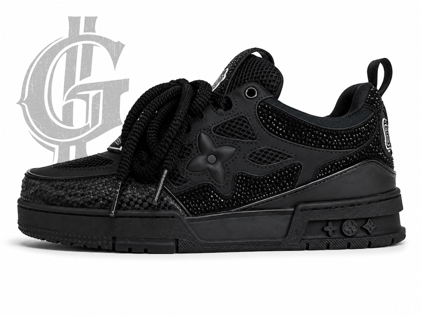 TENIS LV SKATE SWAROVSKI.