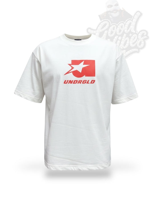 CAMISETA UNDERGOLD EN PIEDRERIA CUELLO REDONDO.
