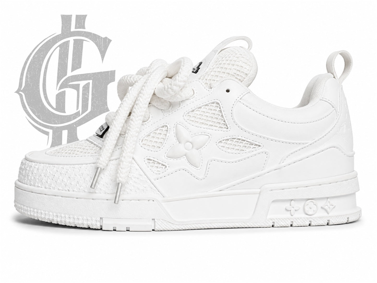 TENIS LV SKATE BLANCOS EXCLUSIVE.
