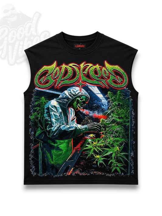 ESQUELETO GODSPEED EN PIEDRERIA.