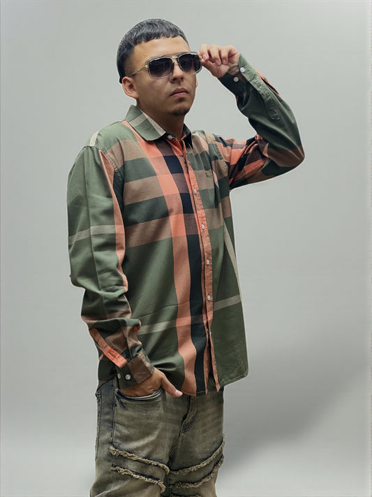 CAMISA BURBERRY MANGA LARGA.