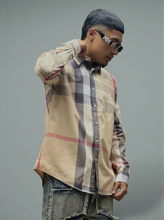 CAMISA BURBERRY MANGA LARGA.