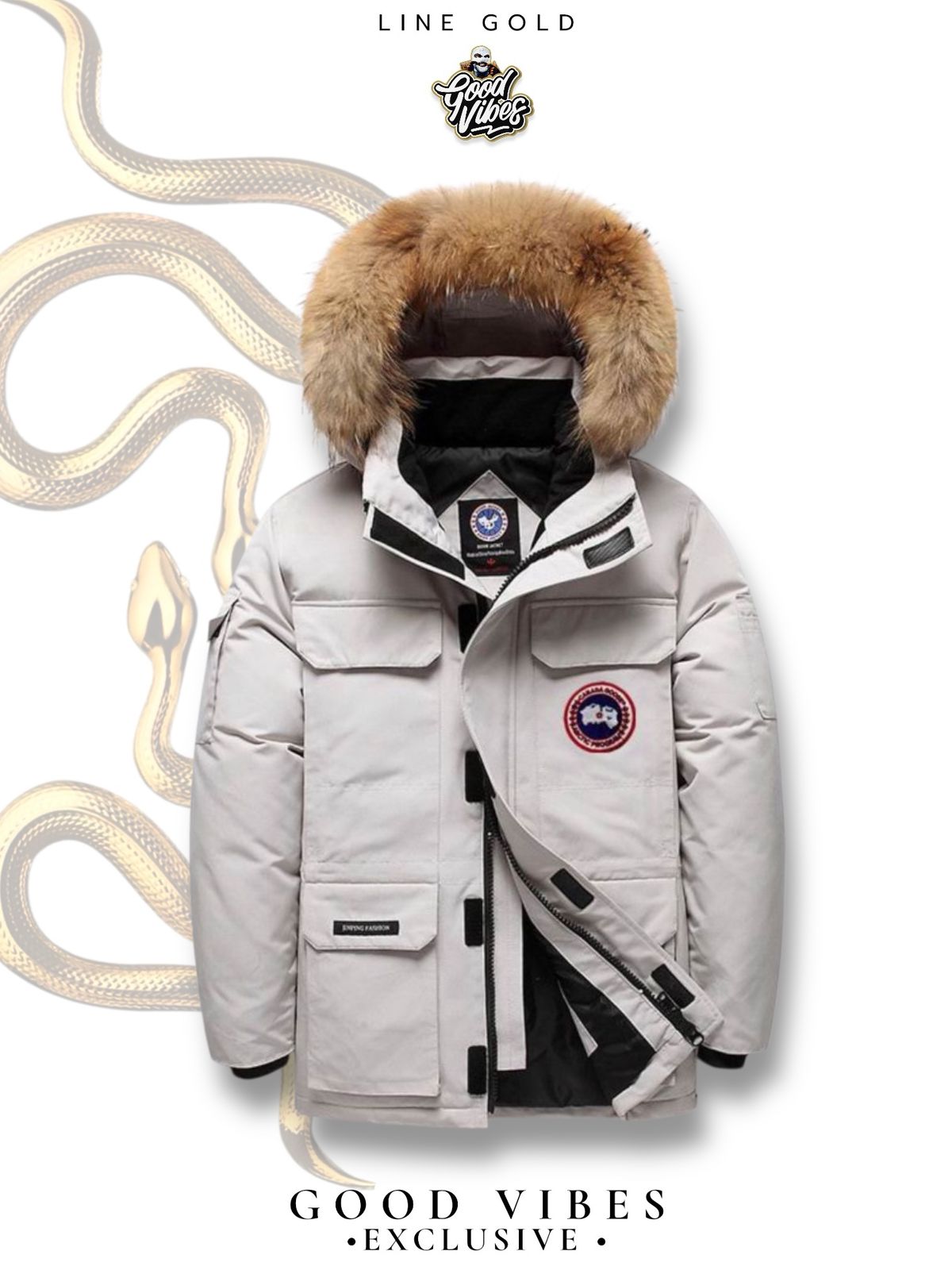 JACKET CANADA GOOSE PLUSH HOOD.