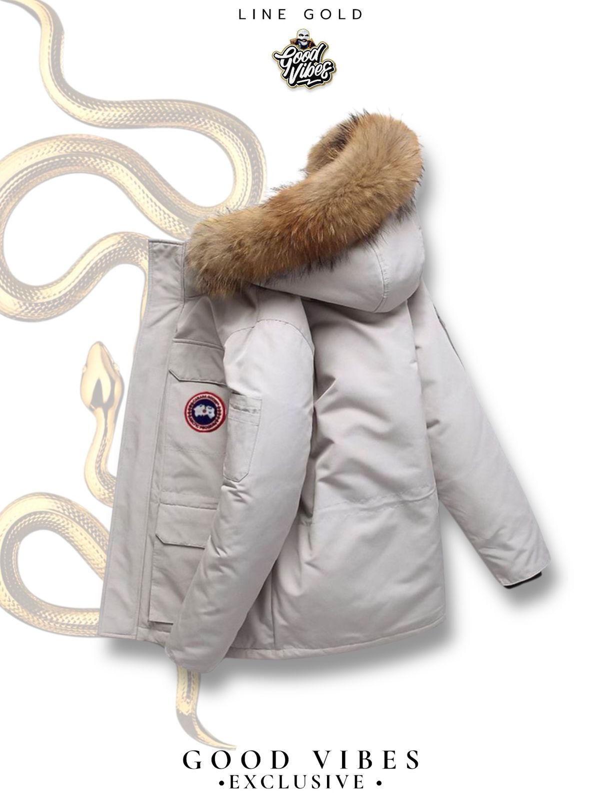JACKET CANADA GOOSE PLUSH HOOD.