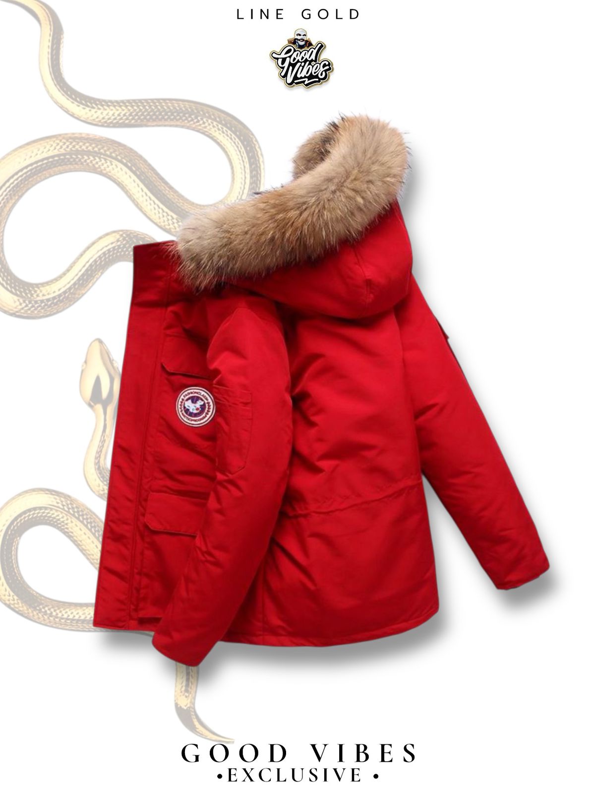 JACKET CANADA GOOSE PLUSH HOOD.