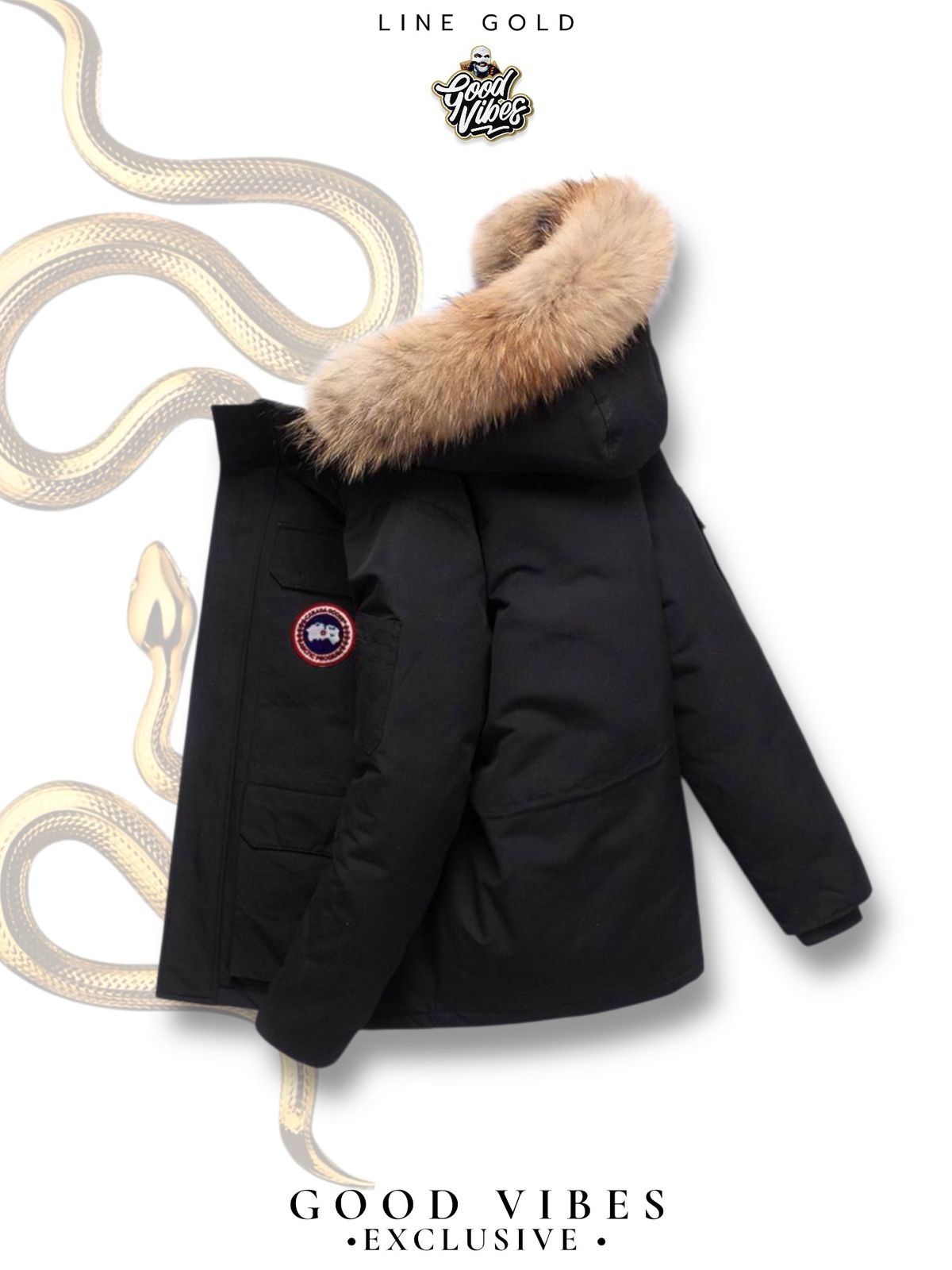 JACKET CANADA GOOSE PLUSH HOOD.