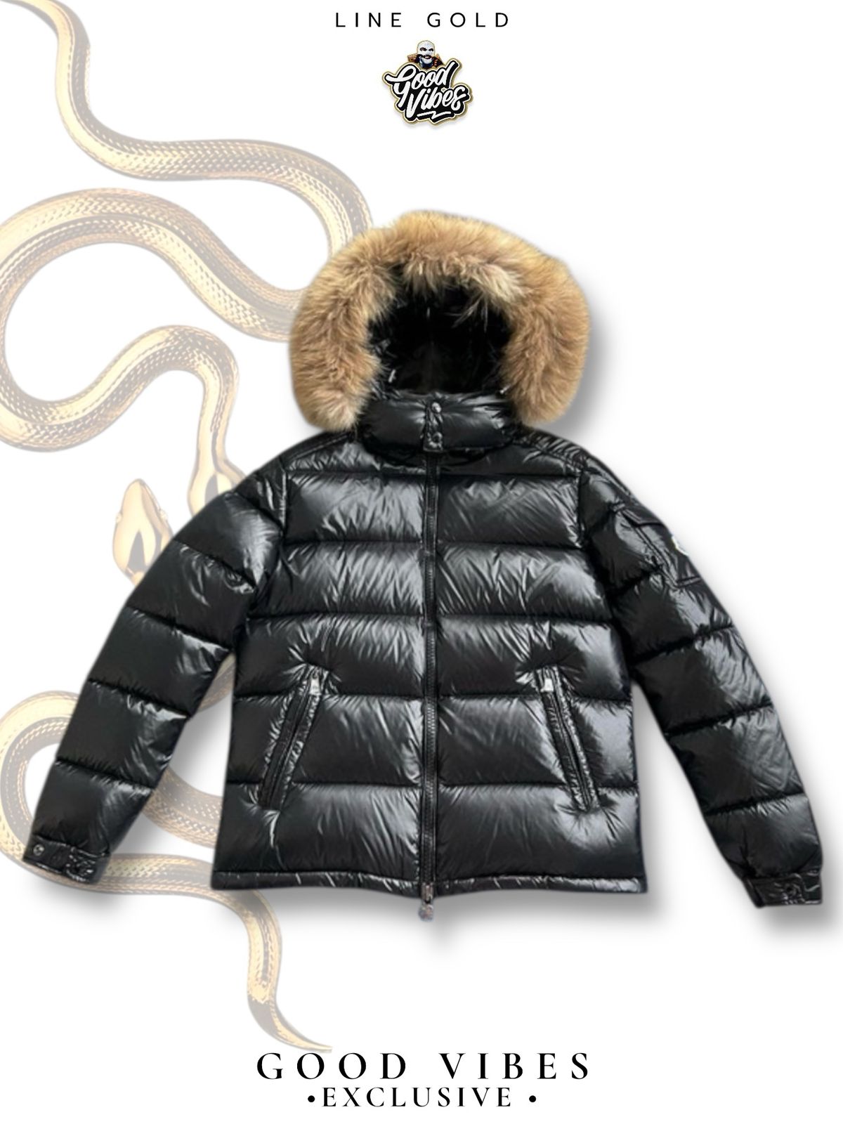 JACKET MONCLER PLUSH HOOD.