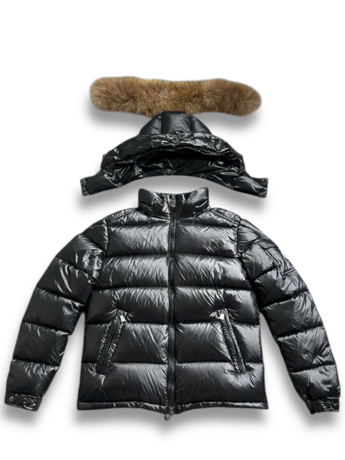 JACKET MONCLER PLUSH HOOD.
