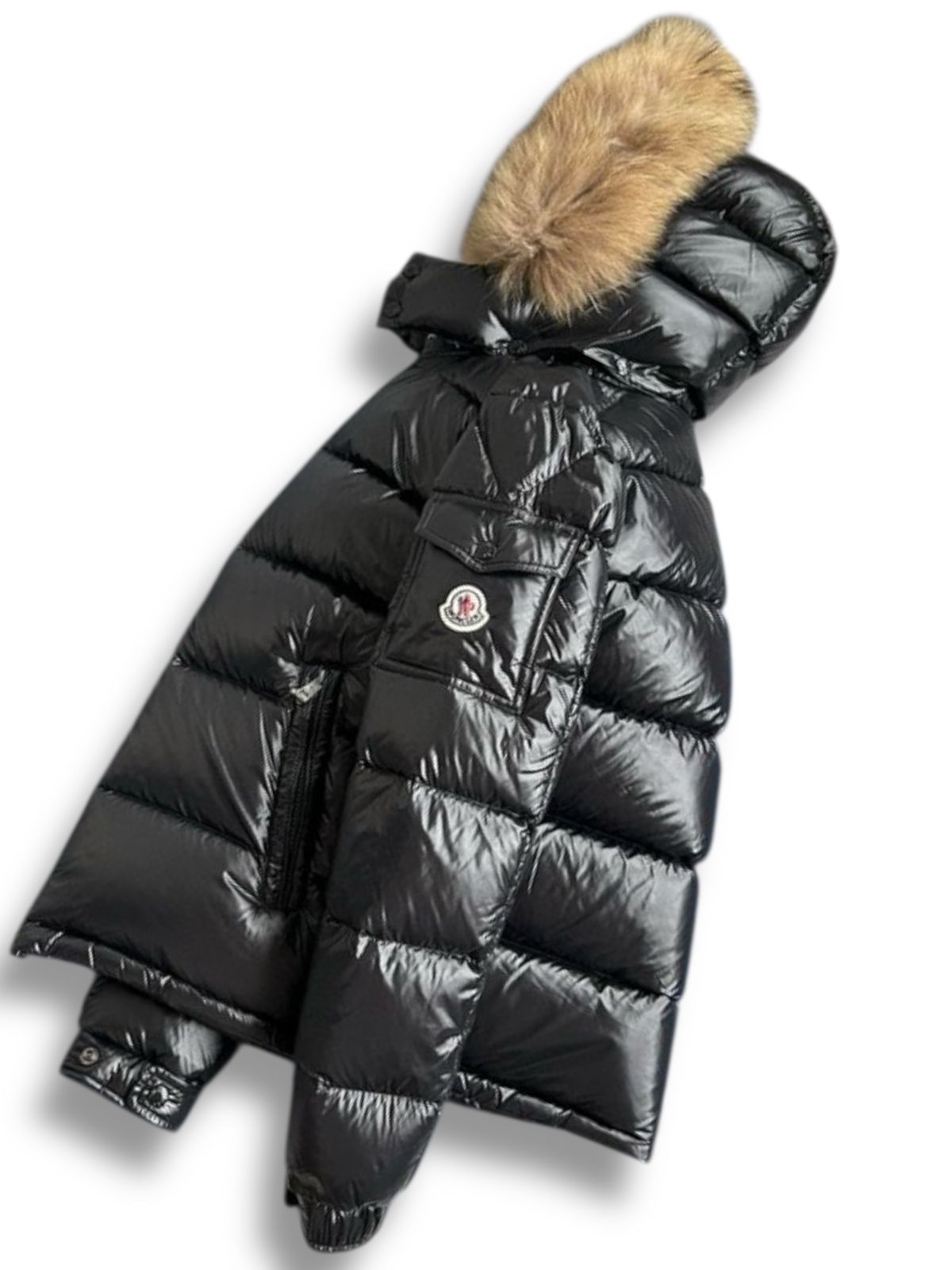 JACKET MONCLER PLUSH HOOD.