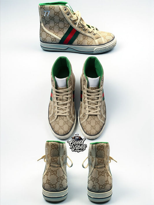 TENIS GUCCI EN BOTA UNISEX.