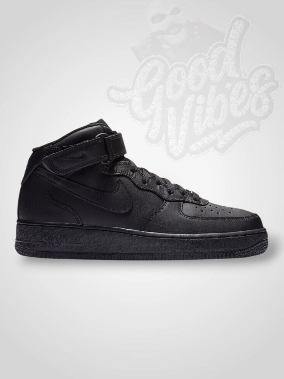 TENIS NIKE AIR FOR ONE CLASICC EN BOTA NEGRAS.