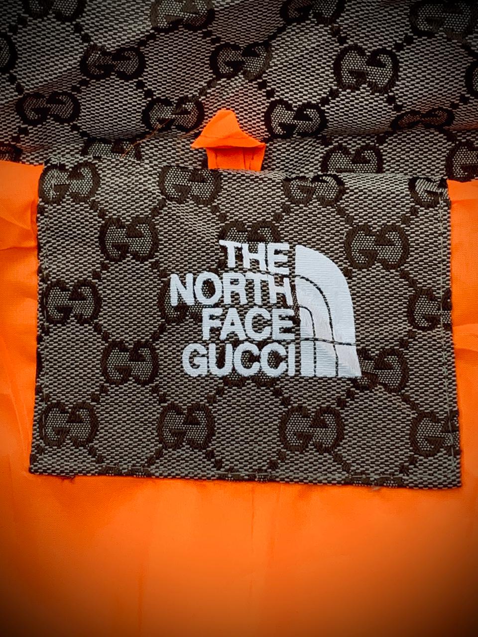 CHAQUETA GUCCI X NORTH FACE TIPO PUFFER.
